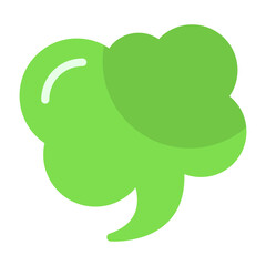 Cloud Chat Flat Icon