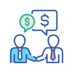  Business Negotiation Icon
