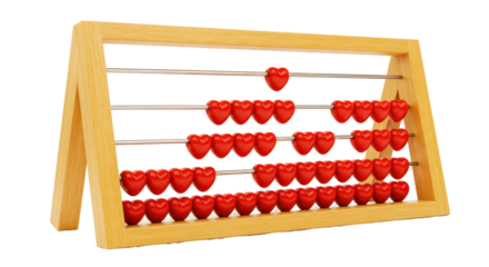 Isolated Heart Abacus