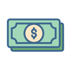  Key Business Cash Icon