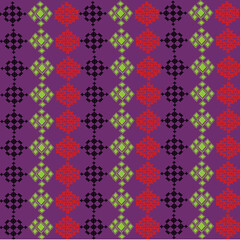 seamless geometric pattern, square in group
