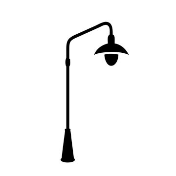 recommend clip art: street lamp icon, street lamp silhouette vector illustration-simple silhouette illustration of street lamp, perfect for street lamp logos and icons