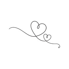 branch of a tree with hearts