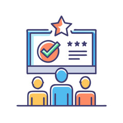 Engaging Corporate Training Evaluation Icon