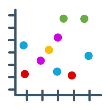 Scatter plot Icon