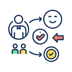  Key Customer Journey Evaluation Icon
