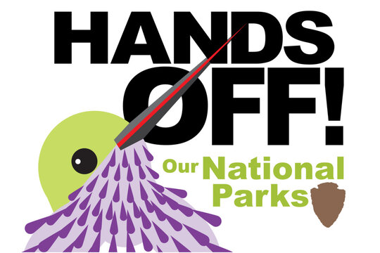 Hands Off Hummingbird protest parks