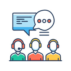  Customer Service Training Visual Icon