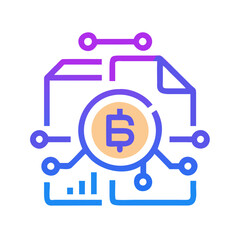 Fototapeta premium Digital Assets Visual Icon