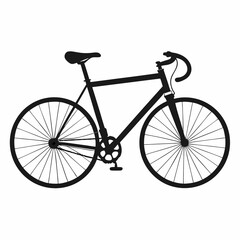 Obraz premium bicycle isolated on white