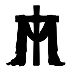 cross silhouette
