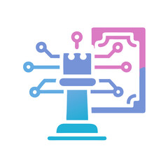  Digital Strategy Visual Icon