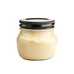 Classic Mayonnaise Jar on transparent background