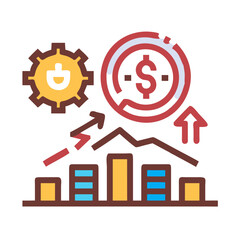  Dynamic Economic Resilience Icon