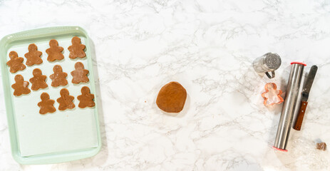 Making Orange Zest Gingerbread Cookies with Gingerbread Girl Cutters