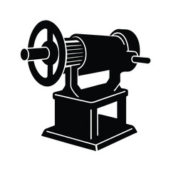 Bench grinder isolated with white background