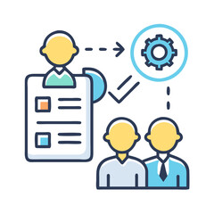  Employee Development Plan Icon Design