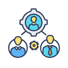  Employee Engagement Strategy Icon for Workforce