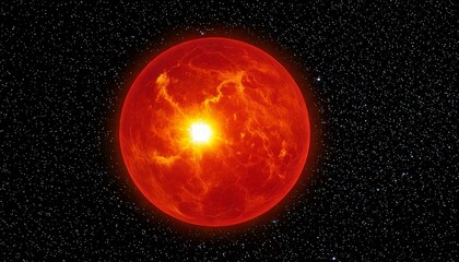 Obraz premium Betelgeuse – Betelgeuse is a red supergiant star in the Orion constellation