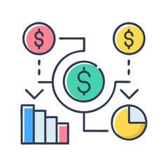  Financial Modeling Icon for Analysts