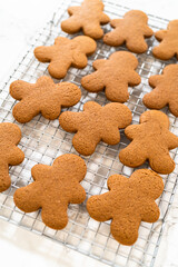 Step-by-Step Process of Making Spiced Gingerbread Cookies