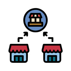  Franchise Business Icon Design