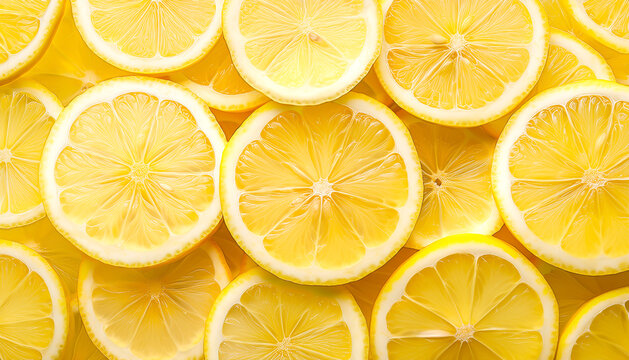 Zitronen aufgeschnitten Hintergrund 