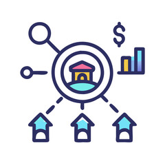  Market Opportunity Exploration Icon