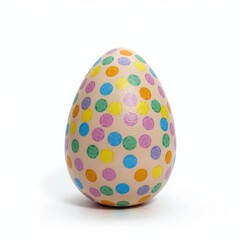 Colorful Easter Eggs with White Background