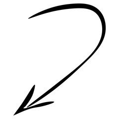 Obraz premium Grunge Arrow
