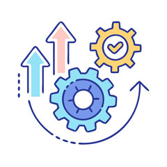  Operational Efficiency Visual Icon