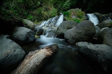 Curug 7 Bidadari, Sumowono, Semarang. Cool and fresh waterfall views in the forest