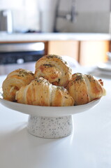 fresh baked croissants