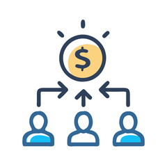  Profit Sharing Icon for Employee Compensation