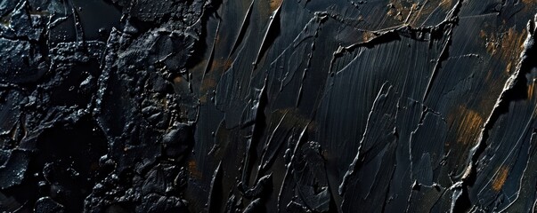 Fototapeta premium The background is dark with hints of light coming from above, creating an atmosphere reminiscent of night in urban areas geology.