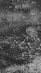 Black Watercolor Texture on Paper – Abstract Hand-Painted Background