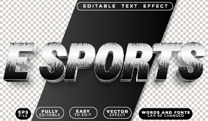 E sport Football Gaming Fully Editable Vector Text File