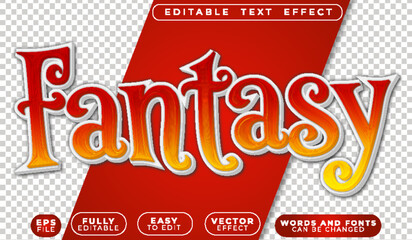 Fantasy Magical Spell Wizard Fable Fully Editable Vector Text File