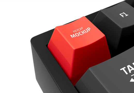 Keyboard Keycap Mockup