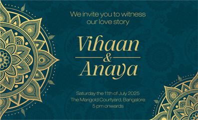 Indian Wedding Invitation Card