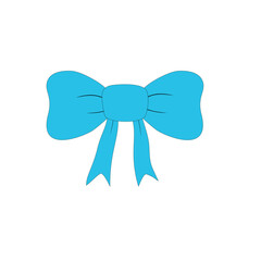 blue ribbon bow