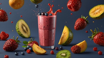 Fruit Burst Packaging Mockup