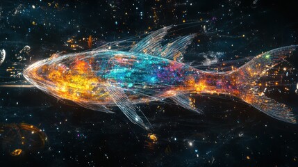 Cosmic Fish in Deep Space