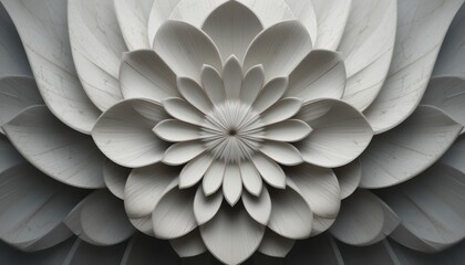 Intricate floral design art studio 3d paper sculpture minimalist aesthetic close-up perspective creative expression