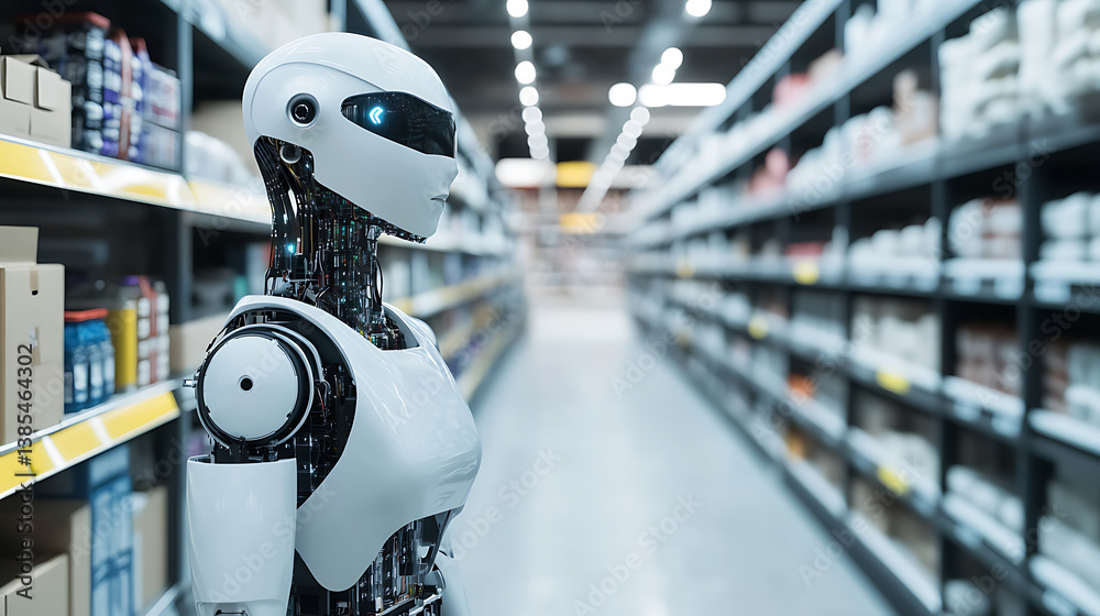 Poster an ai powered system automating real time inventory management by analyzing supply chain data and pr