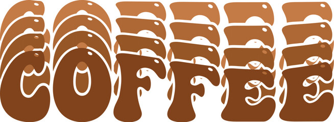 Coffee T-shirt Design Illuatration