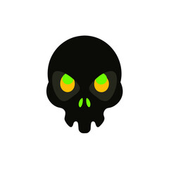 ghost with candy stick vector illustration