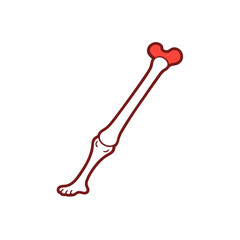 Spider Sitting on Witch Hat Vector Illustration