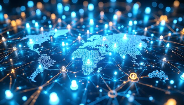 One example of Social network globalization business networking concept is the idea of utilizing online platforms to connect with professionals from around the world