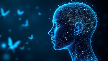 The concept of human wireframe and digital consciousness system involves creating a virtual framework that mimics the interconnected network of neurons in the human brain